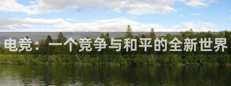 泛亚电竞综合APP：电竞：一个竞争与和平的全新世界
